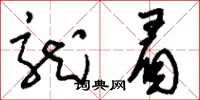 刘少英龙眉草书怎么写