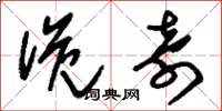 刘少英诡奇草书怎么写