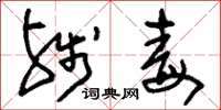 刘少英残毒草书怎么写