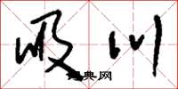 刘少英吸川草书怎么写