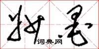 刘少英妙墨草书怎么写