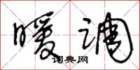 王冬龄暖调草书怎么写