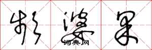 王冬龄频婆果草书怎么写