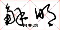 刘少英解明草书怎么写