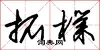 朱锡荣拓朴草书怎么写