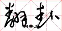 刘少英翻卦草书怎么写