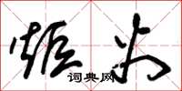 朱锡荣炬火草书怎么写