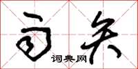 朱锡荣雨矢草书怎么写