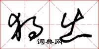 朱锡荣独出草书怎么写
