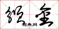朱锡荣颁金草书怎么写