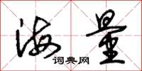 朱锡荣海量草书怎么写