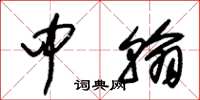朱锡荣中翰草书怎么写