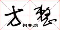 朱锡荣方整草书怎么写