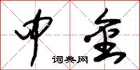 朱锡荣中金草书怎么写