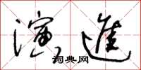王冬龄演进草书怎么写