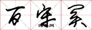 朱锡荣百牢关草书怎么写