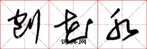 朱锡荣刨花水草书怎么写