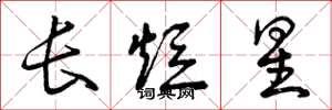 曾庆福长短星草书怎么写