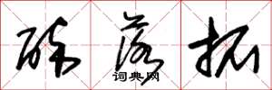 朱锡荣醉落拓草书怎么写