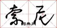 朱锡荣索尼草书怎么写