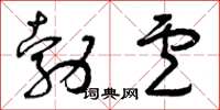 曾庆福勃卢草书怎么写
