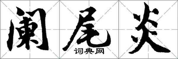 胡问遂阑尾炎行书怎么写