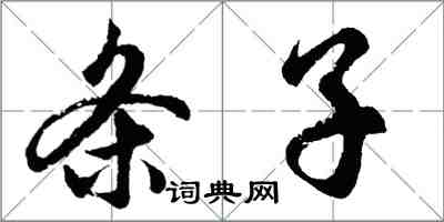 胡问遂条子行书怎么写
