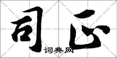 胡问遂司正行书怎么写