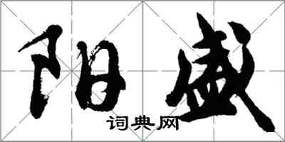 胡问遂阳盛行书怎么写