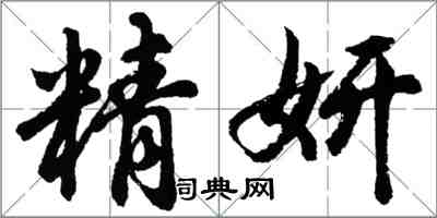 胡问遂精妍行书怎么写