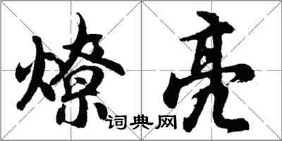 胡问遂燎亮行书怎么写