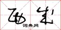 王冬龄西成草书怎么写