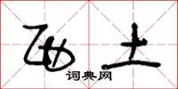 王冬龄西土草书怎么写