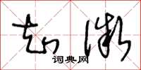 王冬龄知微草书怎么写