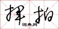 王冬龄挥拍草书怎么写