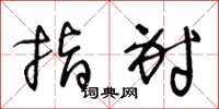 王冬龄指射草书怎么写