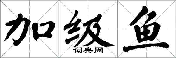 翁闿运加级鱼楷书怎么写