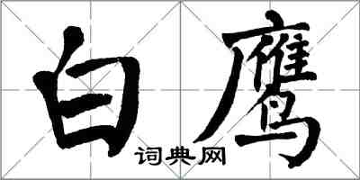 翁闿运白鹰楷书怎么写