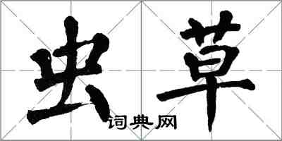 翁闿运虫草楷书怎么写