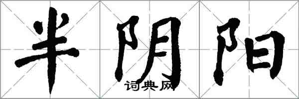 翁闿运半阴阳楷书怎么写