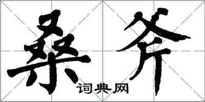 翁闿运桑斧楷书怎么写