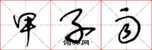王冬龄甲子雨草书怎么写