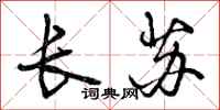 曾庆福长苏行书怎么写