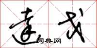 王冬龄达戈草书怎么写