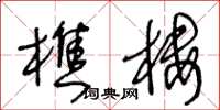 王冬龄樵楼草书怎么写