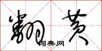 王冬龄翻黄草书怎么写