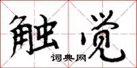 周炳元触觉楷书怎么写