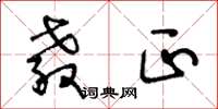 王冬龄教正草书怎么写