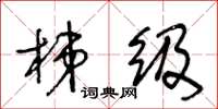 王冬龄梯级草书怎么写
