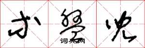 王冬龄等盘儿草书怎么写